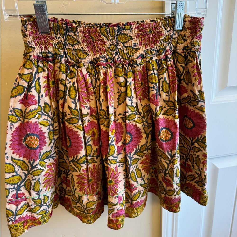 Girls Peek flowered skirt size L (10)